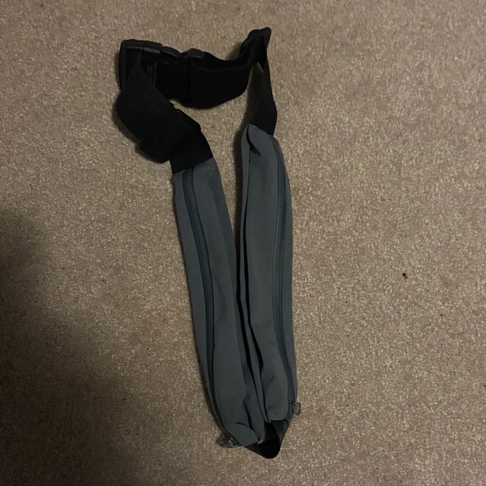 Gray and Black Adjustable Strap